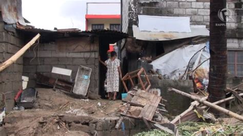Sta. Rita in Olongapo City hit hard .